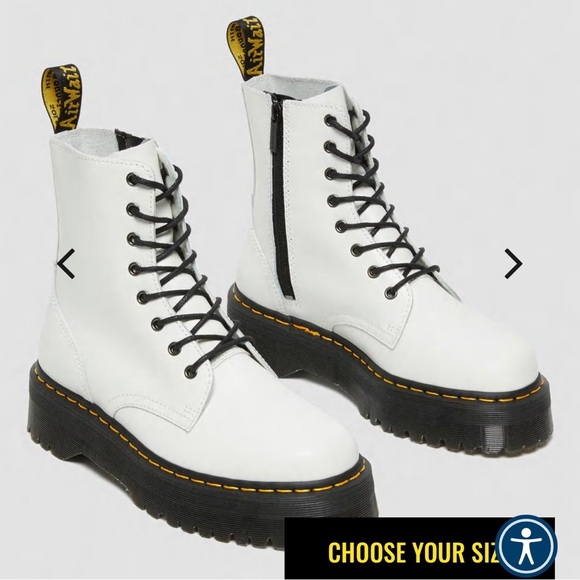 Doc martens white Jaydon size 7 - Picture 7 of 11